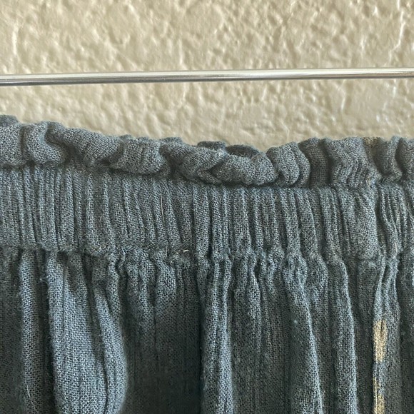 VTG Visual Professional Linen Rayon O/S High Rise Pants Pull On Art To Wear - Picture 3 of 11